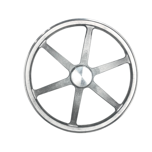 Polia Aluminio 300mm 2 Canais Perfil a 300a2