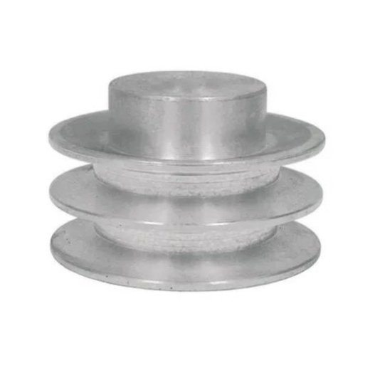 Polia Aluminio 60mm 2 Canal Perfil a 60a2