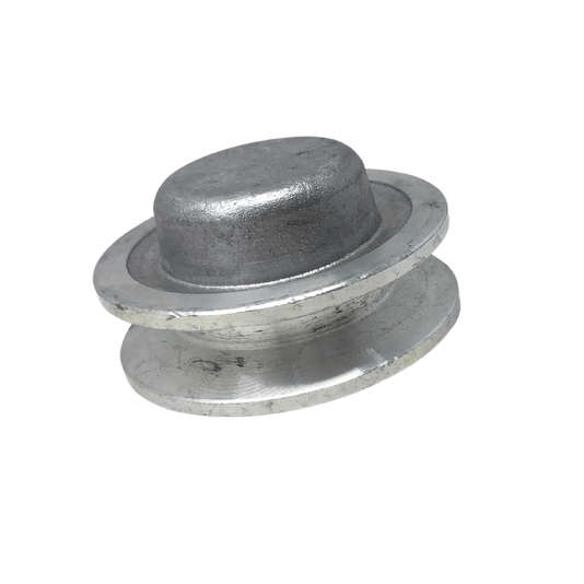Polia Aluminio 65mm 1 Canal Perfil a 65a1