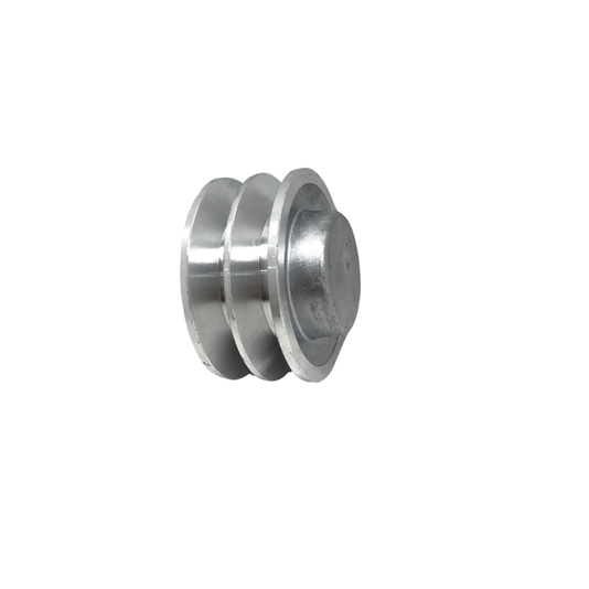 Polia Aluminio 75mm 2 Canal Perfil a 75a2