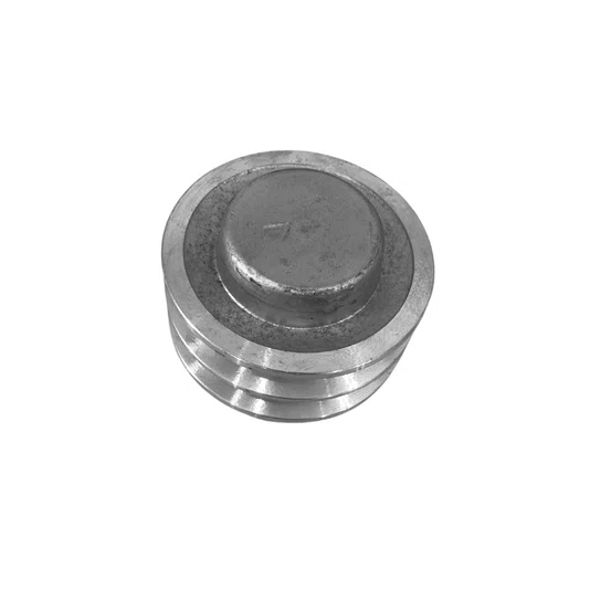 Polia Aluminio 80mm 2 Canal Perfil a 80a2