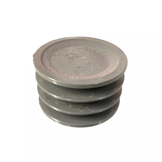 Polia Ferro Fundido 110mm C/ 3 Canais Perfil B 110b3