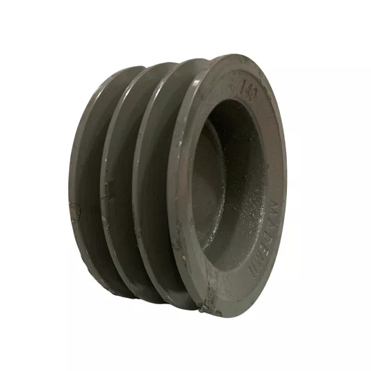 Polia Ferro Fundido 140mm C/ 3 Canais Perfil B 140b3