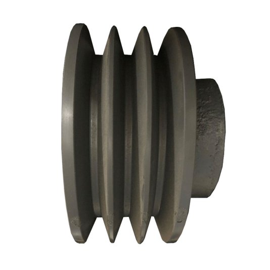 Polia Ferro Fundido 180mm C/ 3 Canais Perfil B 180b3