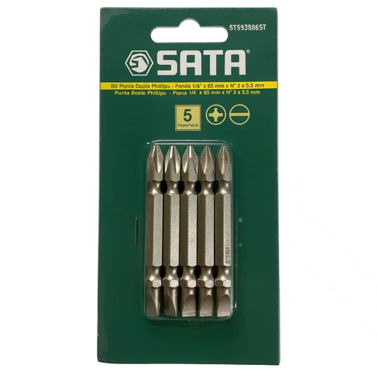 Ponta Bit Phillips e Fenda 65mm St59385st- Sata