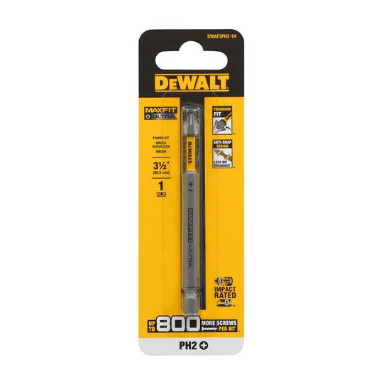 Ponta Bit Phillips Maxfit Ph2 X 89mm Dwaf3ph2-1h Dewalt