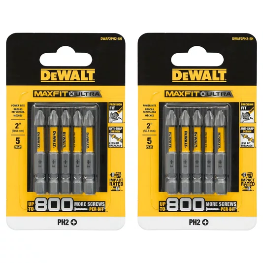 Ponta Bit Phillips Ph2x50mm Cartela Dwaf2ph2-5h Dewalt 10 UN