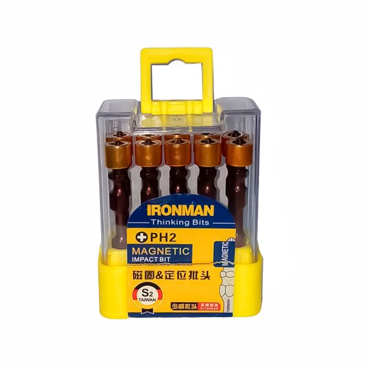 Ponteira Bit Magnetico Ph2 Phillips p/ Parafusadeira 10 Und