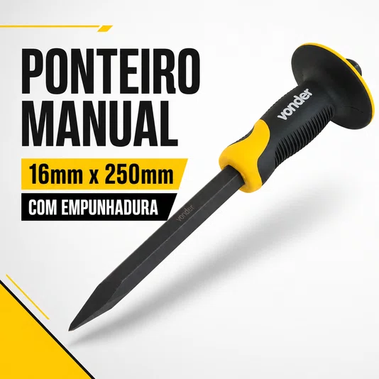 Ponteiro Manual com Empunhadura 16mm X 250mm Vonder