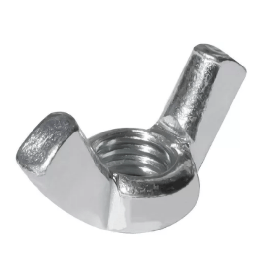 Porca Borboleta 1/2 Inox 13 Unc Polegadas 10 Und