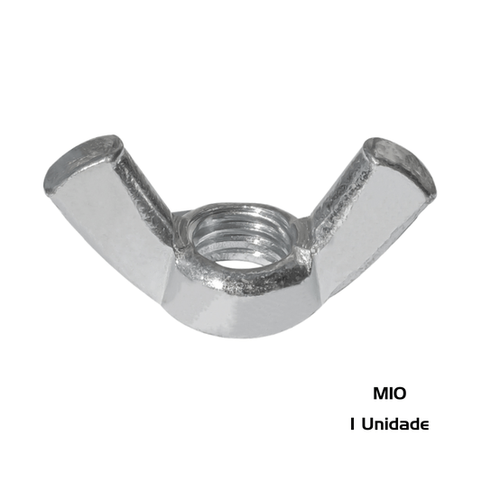 Porca Borboleta M10 Inox Ma 1.5 Milimetros