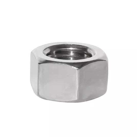 Porca Sextavada 1/4 - 20unc Rosca Grossa G2 Zincada 50 Un