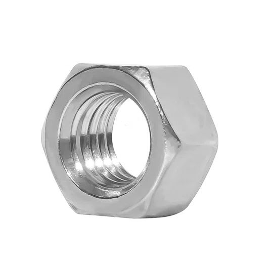 Porca Sextavada 1/4 - 20unc Rosca Grossa G2 Zincada 50 Un