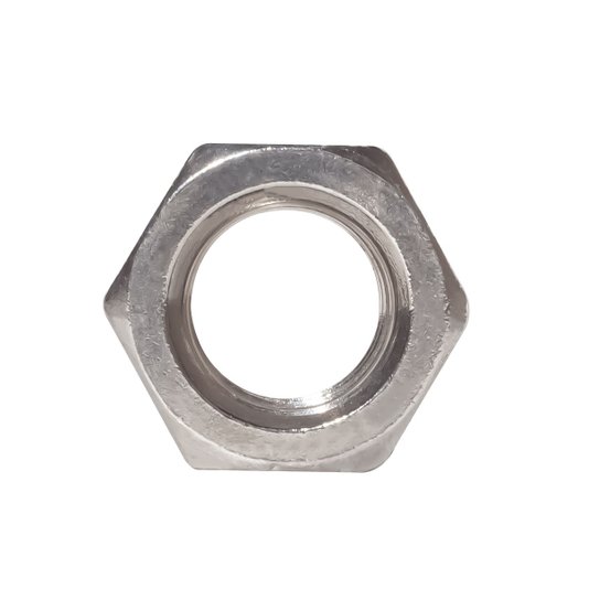 Porca Sextavada 1/4 Inox 20 Unc Polegadas 50 Unidade