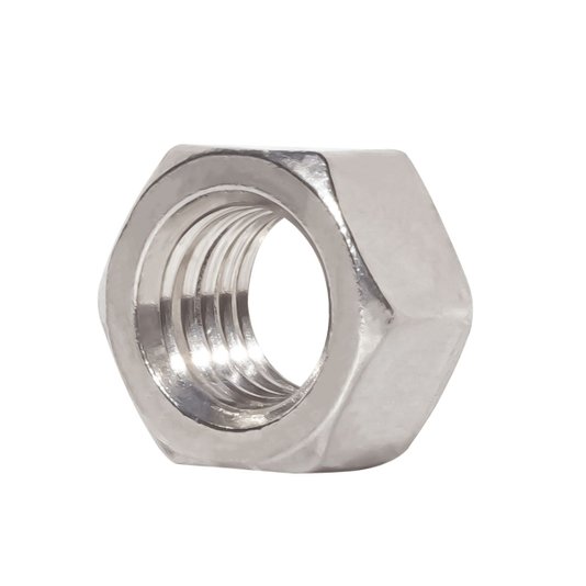 Porca Sextavada M8 Inox Ma 1.25 Rosca Grossa 30 Und
