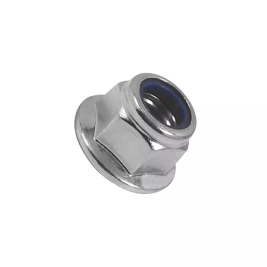Kit 10 Porca Travante Flangeada M10 Rosca Grossa Classe 8