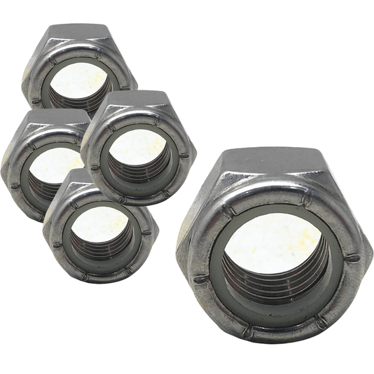 Porca Travante Sextavada 3/8 Inox 16 Unc Parlock 25 Unidade