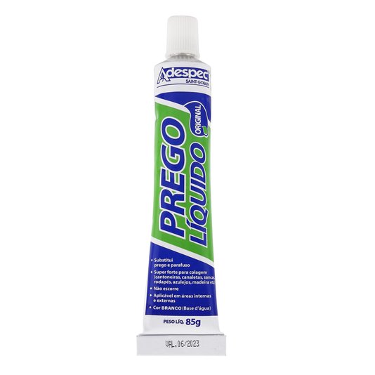 Prego Liquido Cola Adesiva Super Forte Preg Facil 85g Adespec
