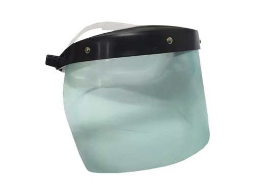 Protetor Facial Transparente 6 Pol. Sem Catraca Carbografite