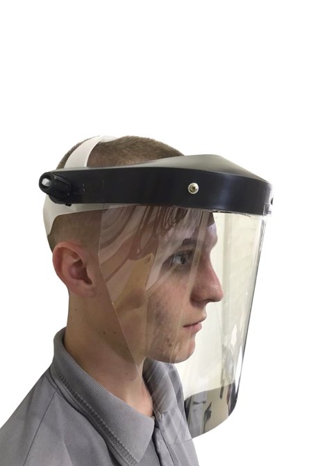 Protetor Facial Transparente 8 Pol. Sem Catraca Carbografite