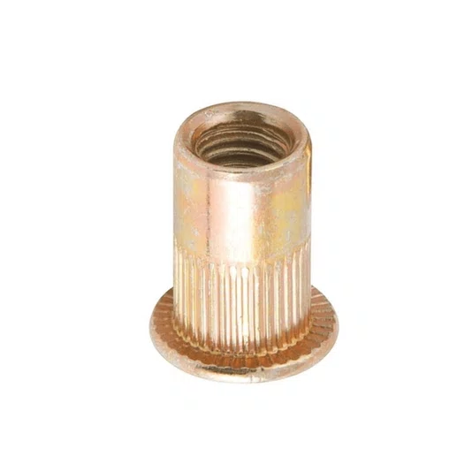 Rebite de Rosca Cabeça Plana M8 X 18 - 25 Unidades