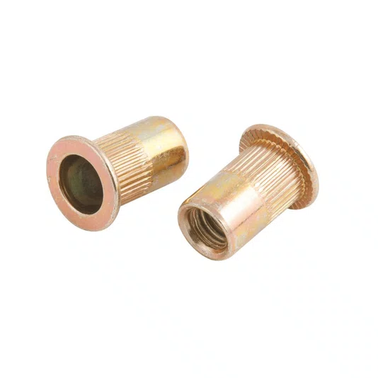 Rebite de Rosca Cabeça Plana M8 X 18 - 50 Unidades
