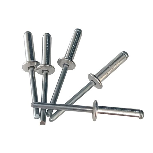 Rebite Repuxo 4,0 X 12 Aço Inox 50 Unidade
