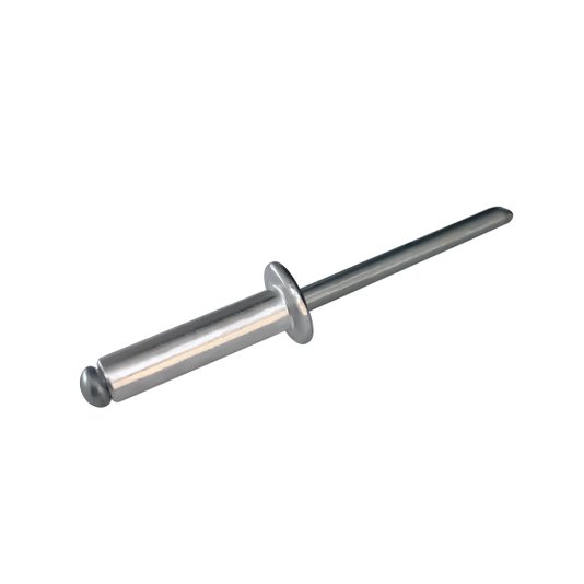 Rebite Repuxo 4,8 X 10 Aluminio Natural 100 Unidade