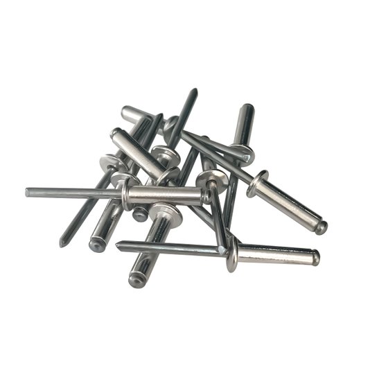 Rebite Repuxo 4,8 X 16 Aluminio Natural 500 Unidade