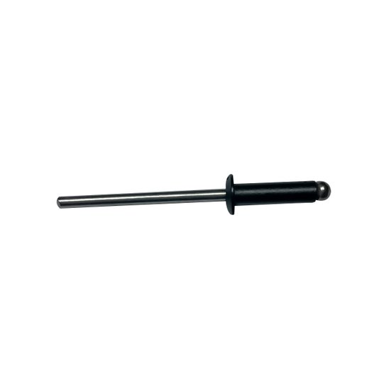 Rebite Repuxo Preto 3,2 X 14 Aluminio 100 Unidade