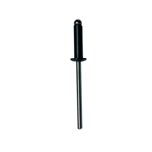 Rebite Repuxo Preto 3,2 X 16 Aluminio 100 Unidade