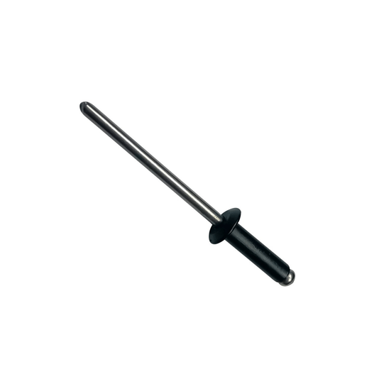 Rebite Repuxo Preto 3,2 X 16 Aluminio