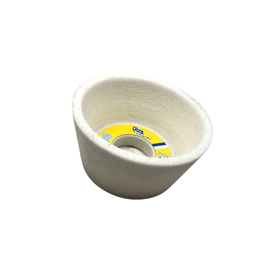 Rebolo Copo Cônico Branco 127,0 X 50,8 X 31,8 Grão 60