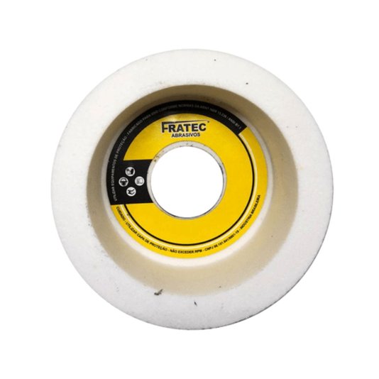 Rebolo Copo Reto Branco 101,6x50,8x31,8 Grão 60 80 100 3 Und