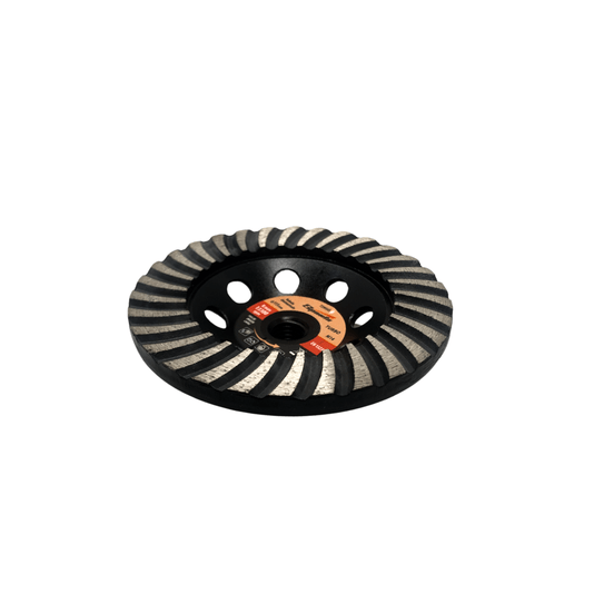Rebolo Diamantado 115mm Turbo para Desbaste Rosca M14 Sparta