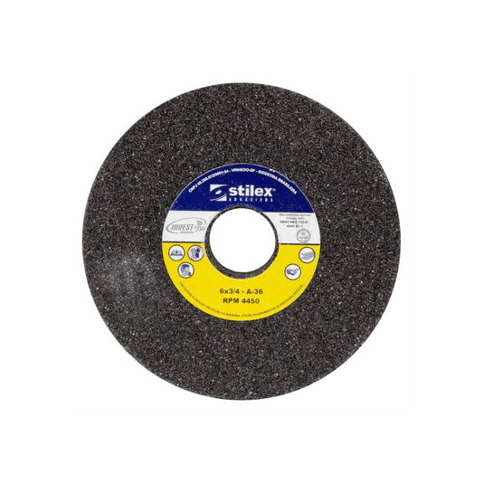 Rebolo Reto Marrom Uso Geral 6 X 3/4 X 1.1/4 Grão 80 Fino