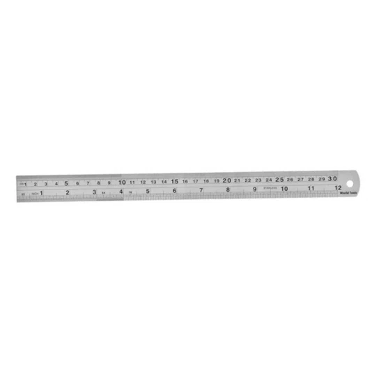 Régua Escala Métrica de Aço Inox 1000mm Kingtools