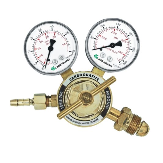 Regulador de Pressão Cilindro Argônio Série 700 Carbografite.. Regulador de Pressão Cilindro Argônio Série 700 Carbografite..