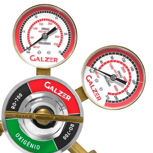 Regulador de Pressão para Cilindro Oxigênio Ro-700