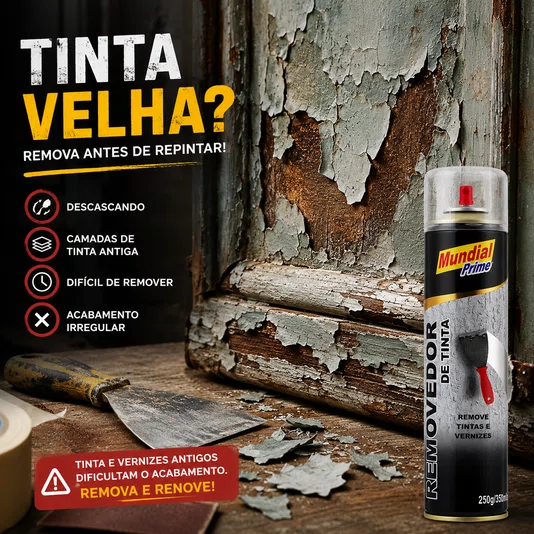 Removedor Tinta Spray 350ml Reforma Restauração Verniz