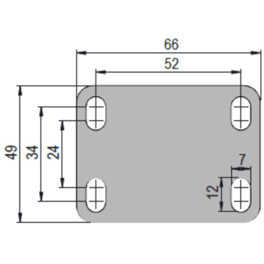 Rodízio Fixo 2 Pol. Flp210 Bp.fp Colson