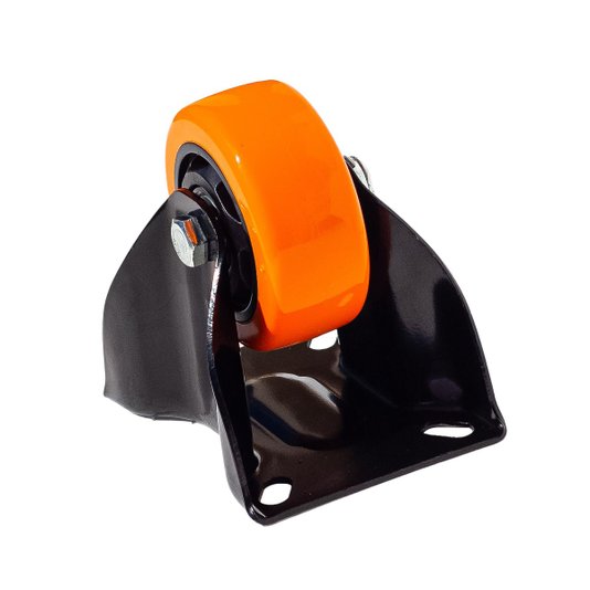 Rodizio Fixo 3 Pol. Laranja 70kg Flpb.312.bpa.e Colson