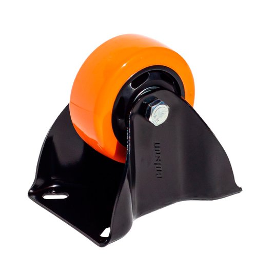 Rodizio Fixo 3 Pol. Laranja 70kg Flpb.312.bpa.e Colson