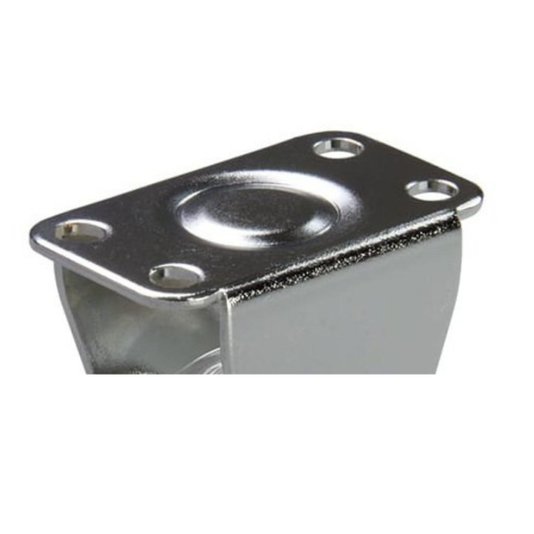 Rodizio Fixo Gel Silicone Roda Rodinha 35mm Placa Hdt