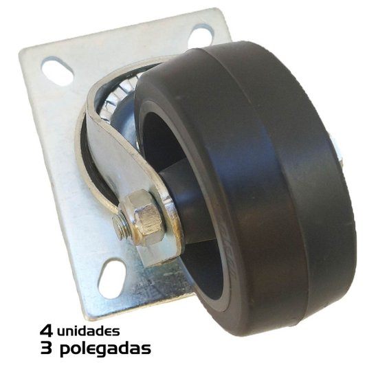 Rodízio Giratório 3 Pol. GLP.312.BP.FP - Colson 4 Unidade
