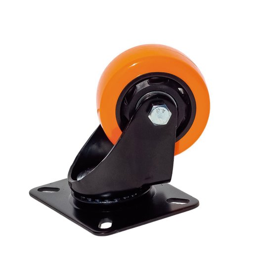 Rodizio Giratorio 3 Pol. Laranja 70kg Glpb.312.bpa.e Colson