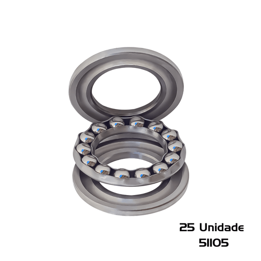 Rolamento 51105 Axial de Esferas 25x42x11 Encosto 25 Unidade