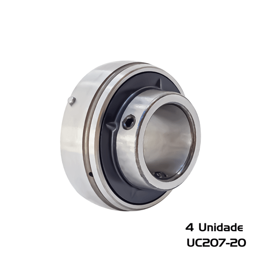 Rolamento Para Mancal UC207-20 - 1.1/4"-31,75mm Gbr 4 Und