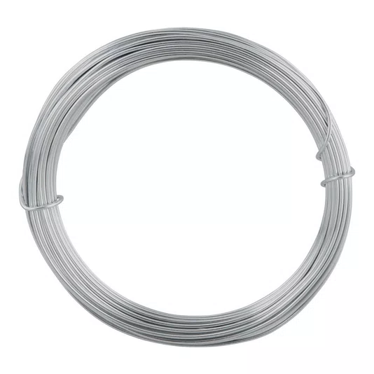 Rolo Arame Galvanizado Comercial Nº 18 Bwg 1,24mm 10 Metros