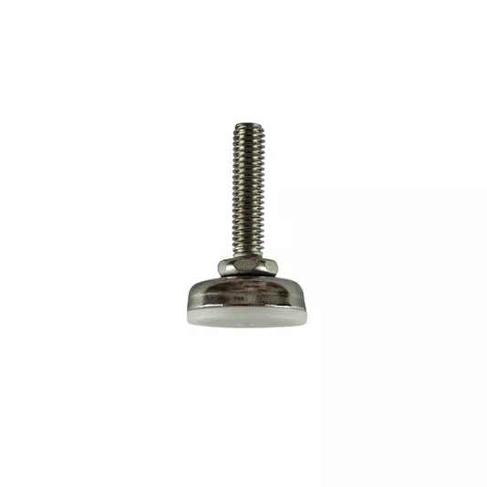Sapata Niveladora para Móveis Base 21mm Rosca M6 Sem Bucha
